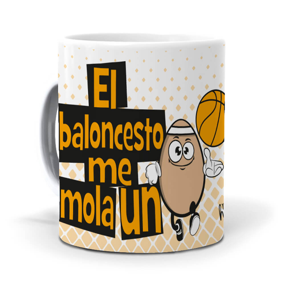 Taza El baloncesto me mola un huevo