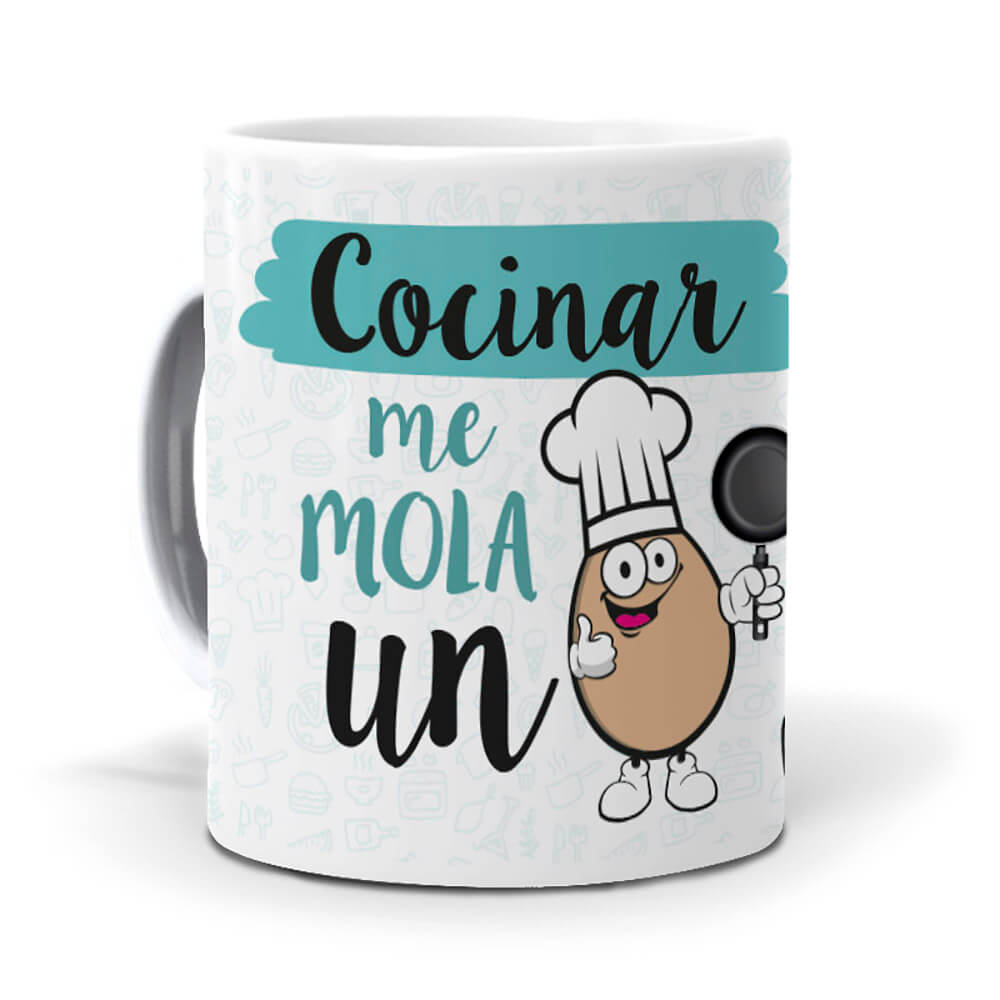 Taza Cocinar me mola un huevo