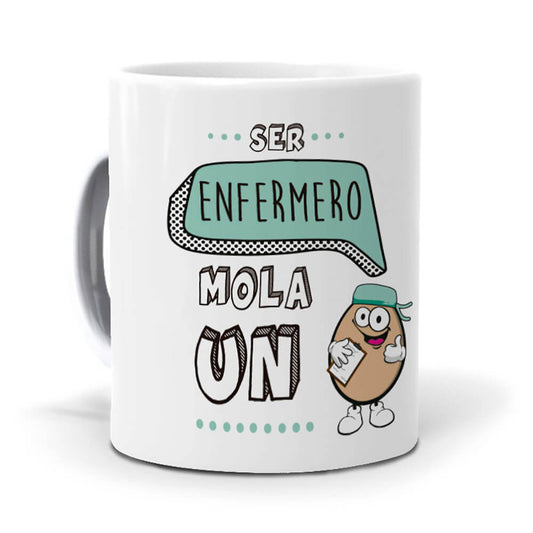 Taza Ser enfermero mola un huevo