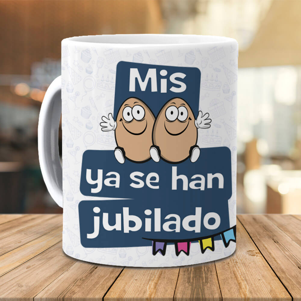 Taza Mis huevos ya se han jubilado