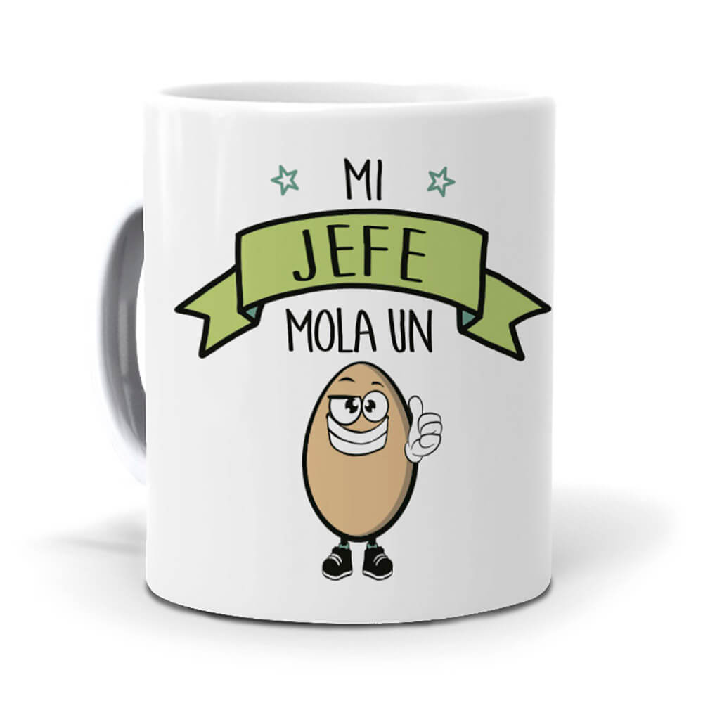Taza Mi jefe mola un huevo