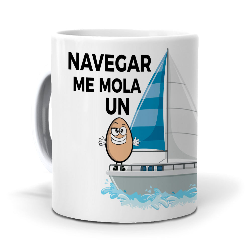 Taza Navegar me mola un huevo