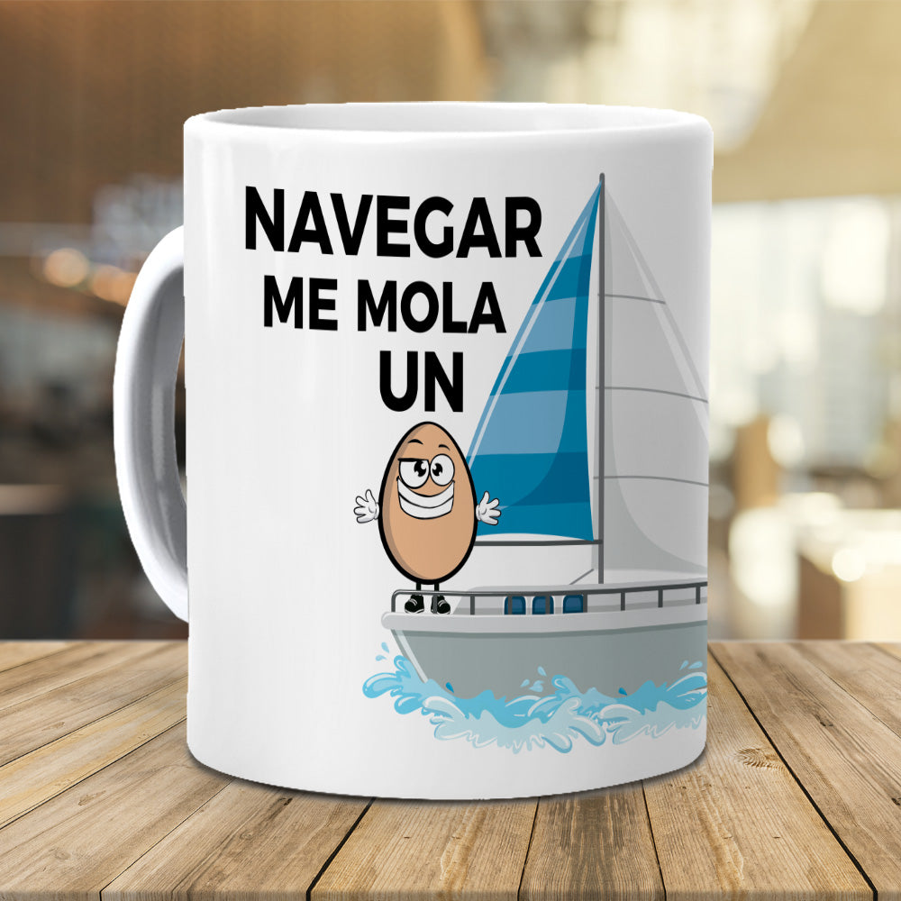 Taza Navegar me mola un huevo