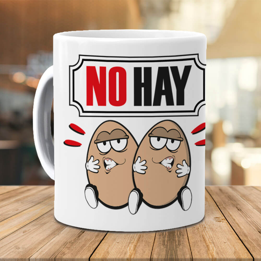 Taza No hay huevos