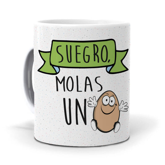Taza Suegro molas un huevo