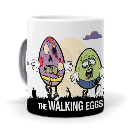 Taza The walking eggs