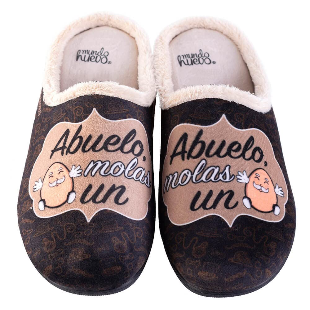 Zapatillas de casa - ABUELO MOLAS UN HUEVO