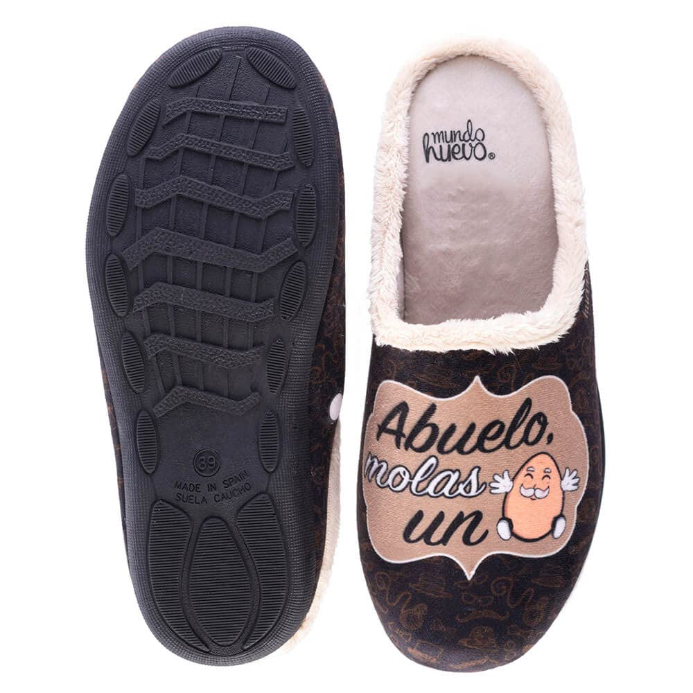 Zapatillas de casa - ABUELO MOLAS UN HUEVO