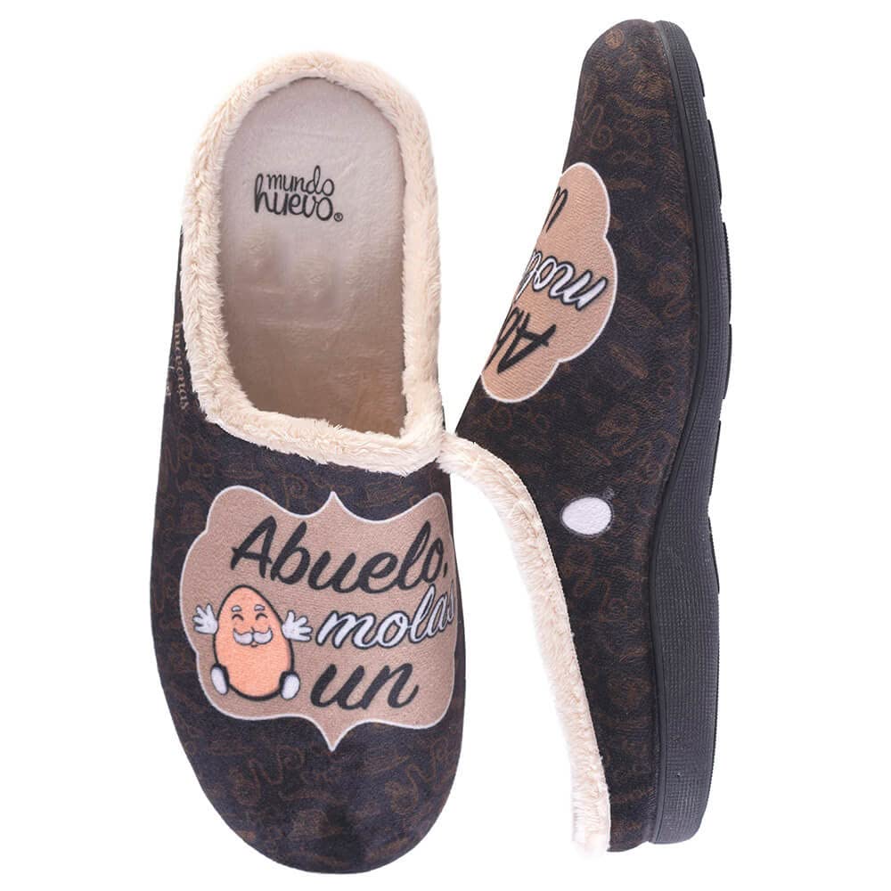 Zapatillas de casa - ABUELO MOLAS UN HUEVO