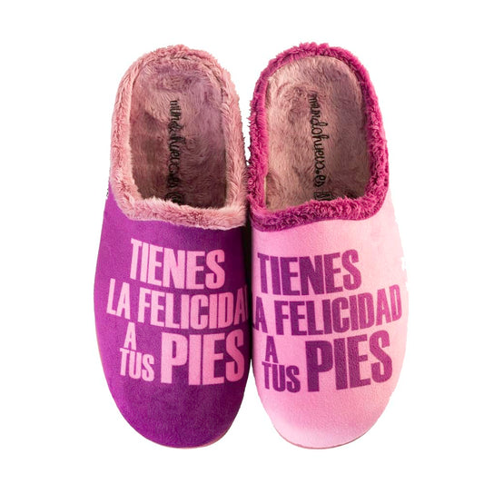 Zapatillas de casa - TIENES LA FELICIDAD A TUS PIES