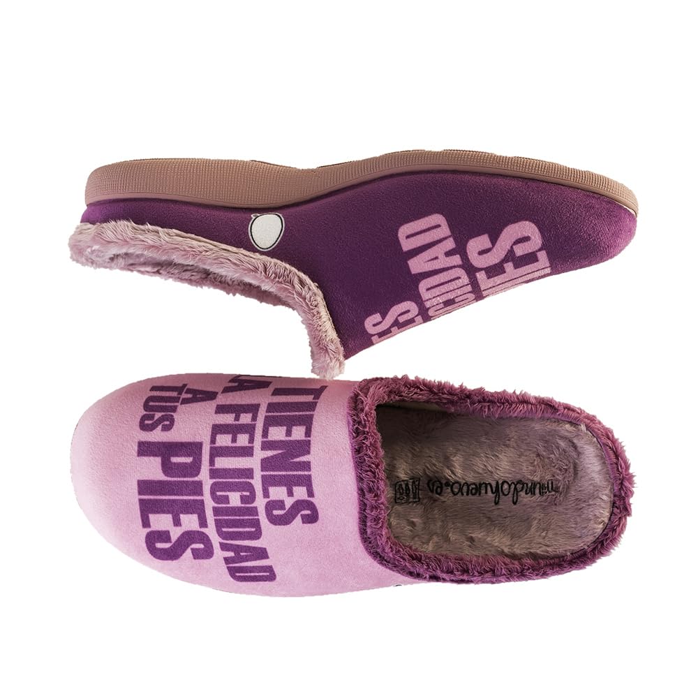 Zapatillas de casa - TIENES LA FELICIDAD A TUS PIES