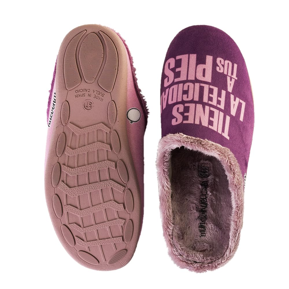 Zapatillas de casa - TIENES LA FELICIDAD A TUS PIES