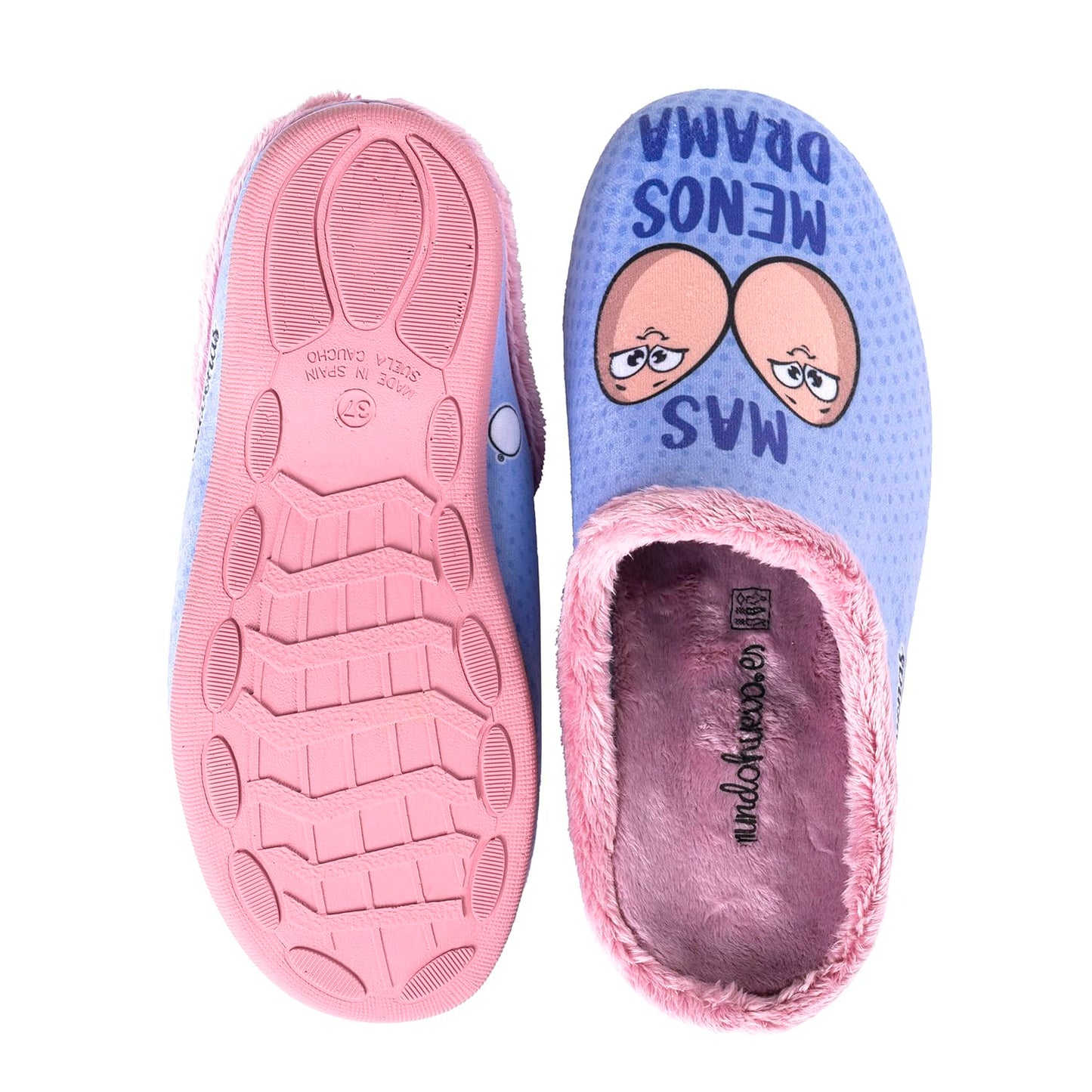 Zapatillas de casa - MAS HUEVOS MENOS DRAMA