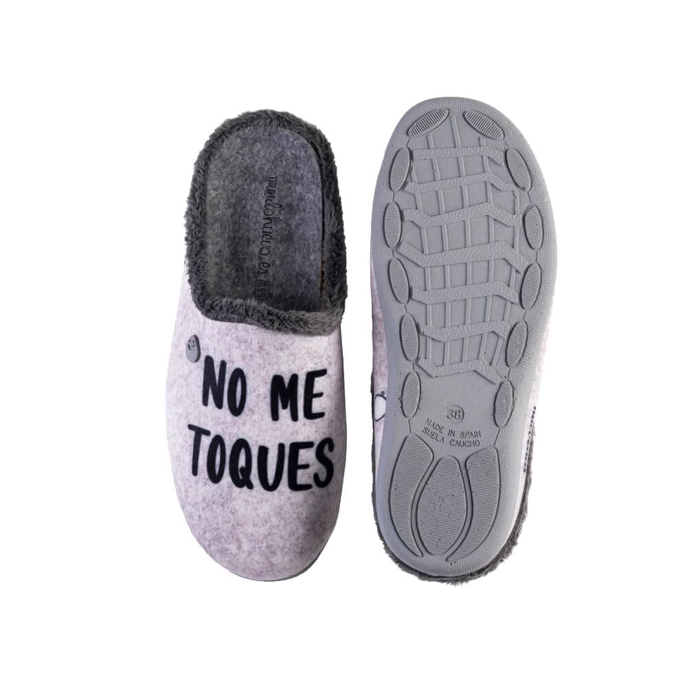 Zapatillas de casa - NO ME TOQUES LOS HUEVOS